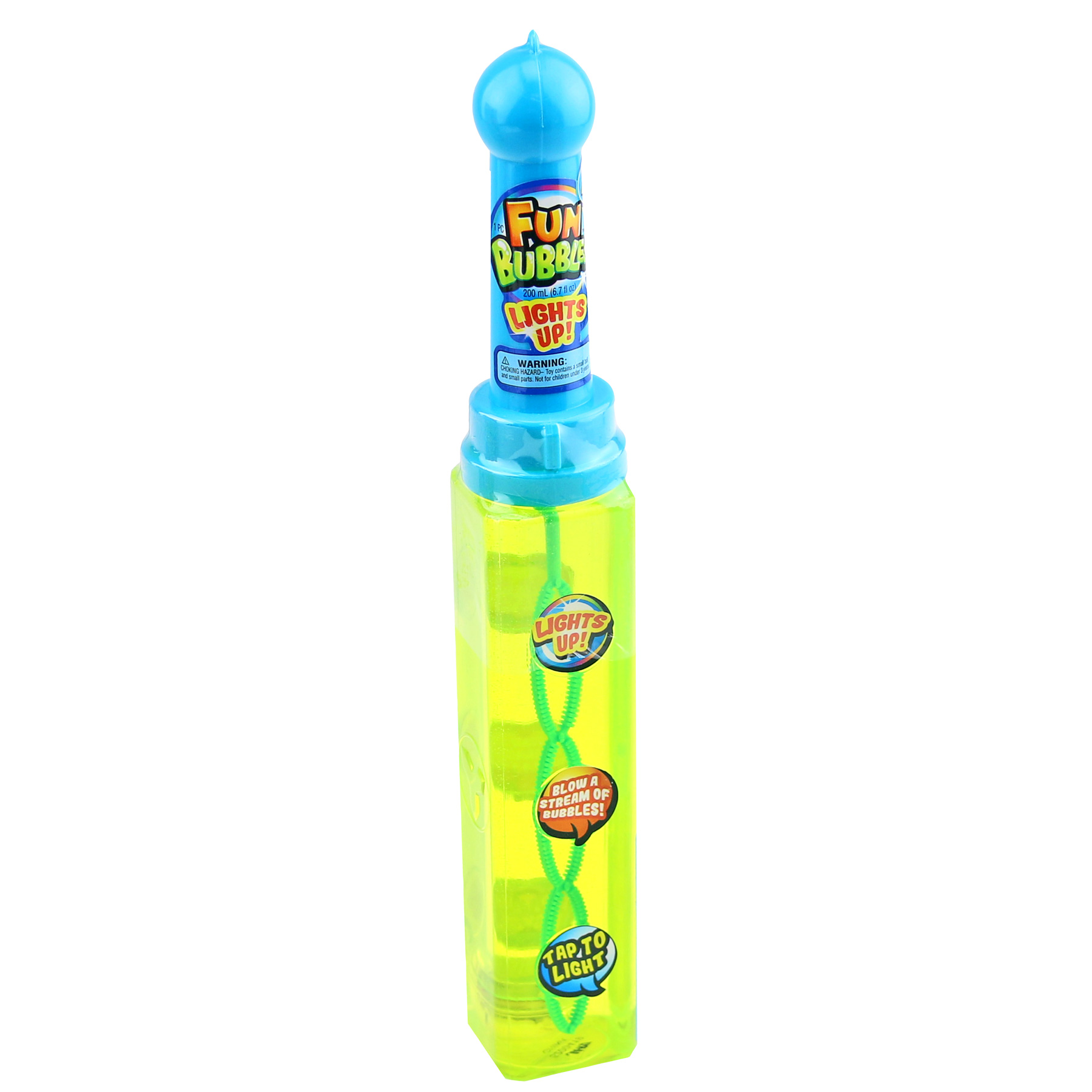 FUN BUBBLE LIGHT UP WAND 12/DSP