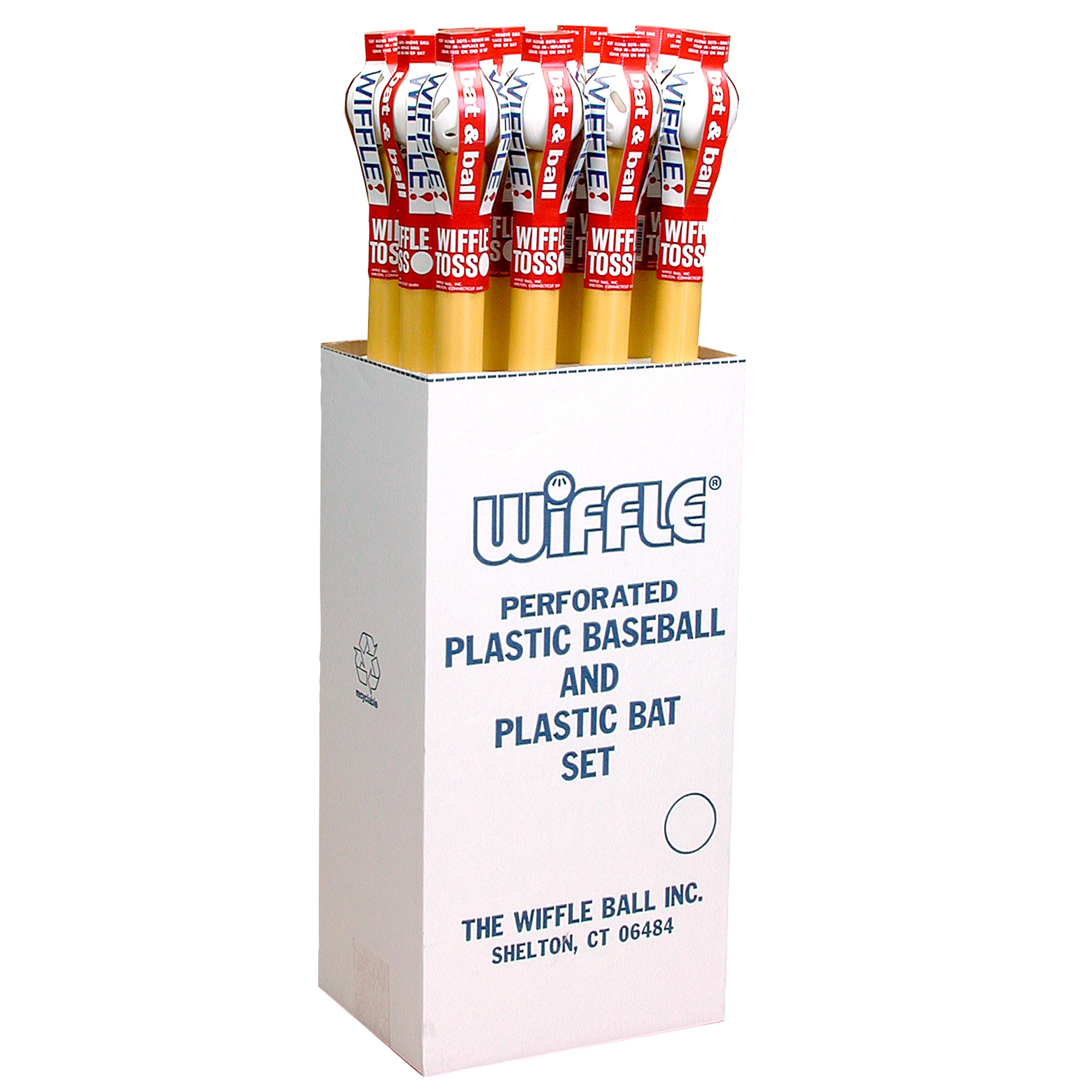 WIFFLE BALL & BAT 12/CS