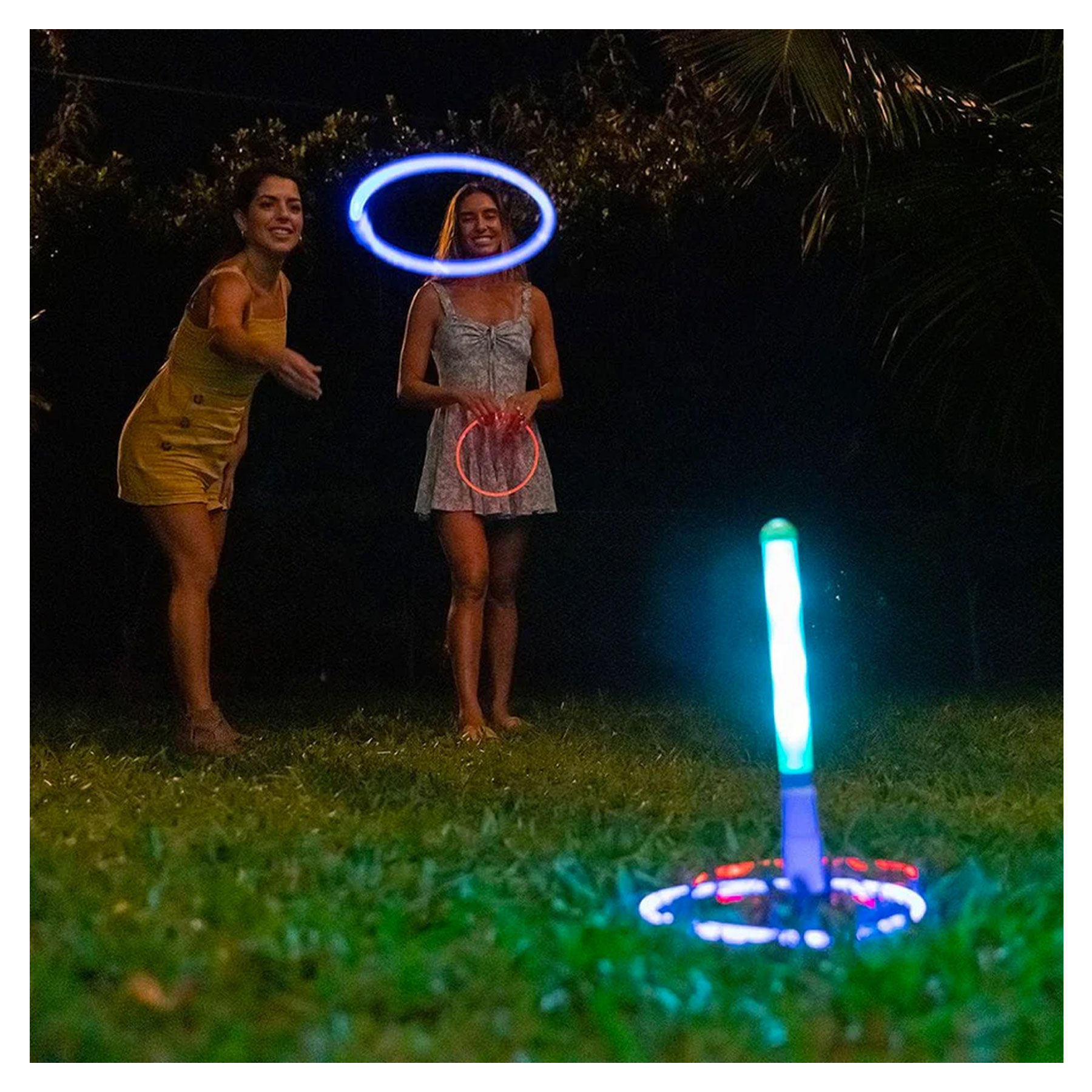 YARDCANDY ILLUMINATED LED RING TOSS