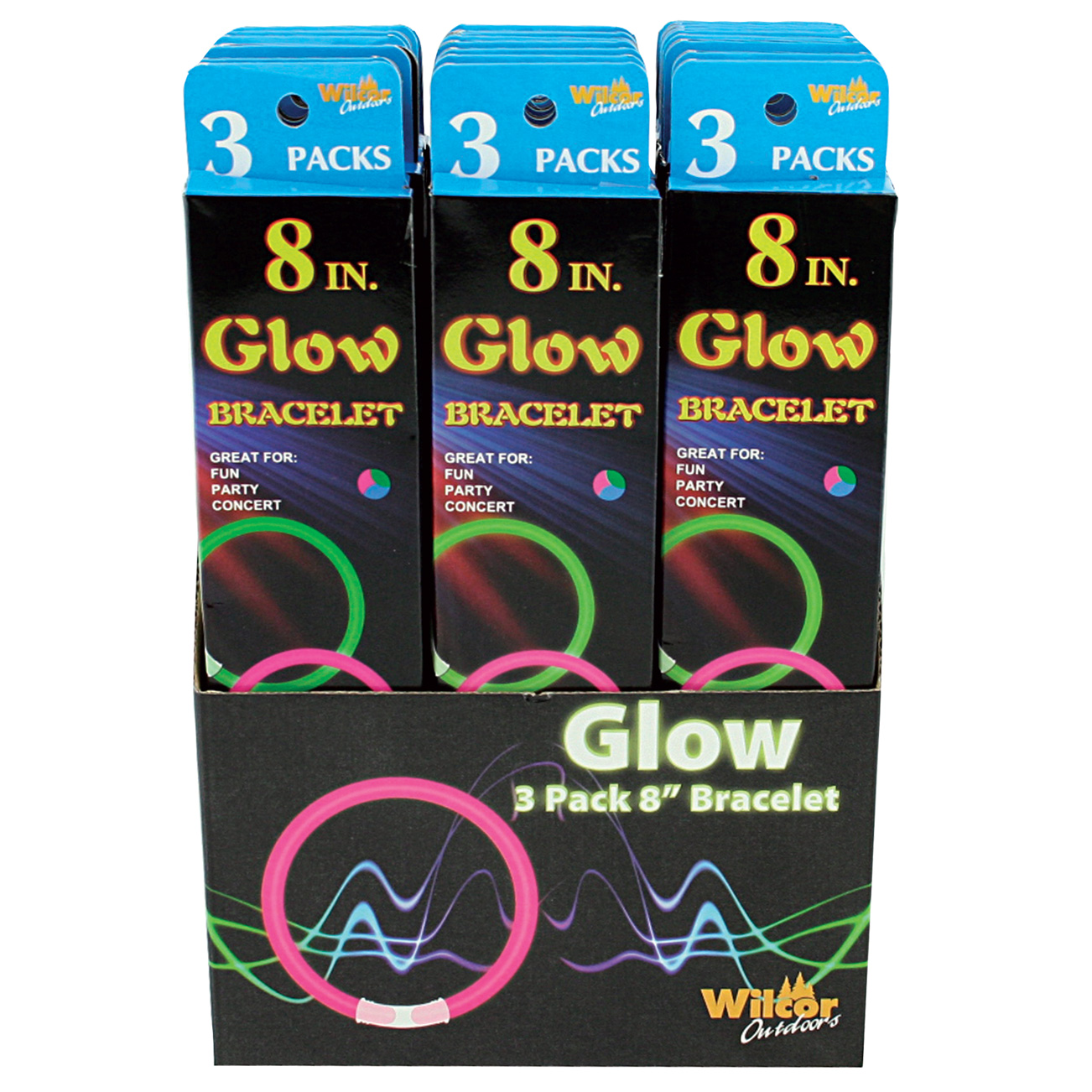 GLOW BRACELET 3PK 72/CS