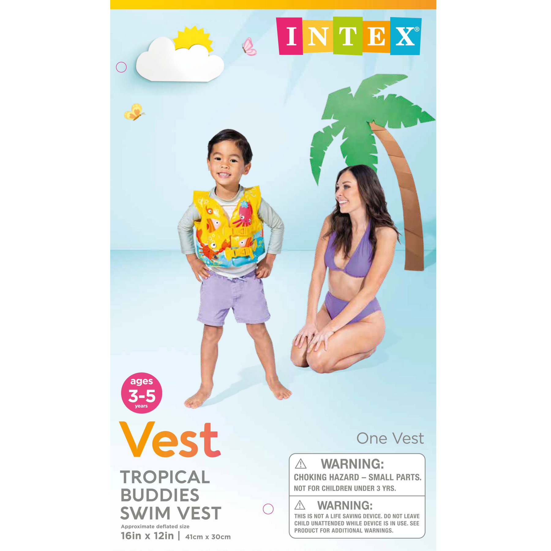 BUDDIES SWIM VEST AGE3-5