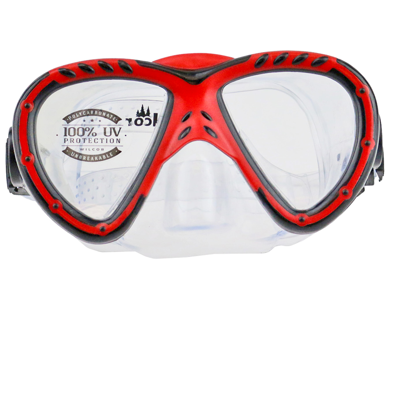 DLX SPORT SWIM MASK SPLIT VIEW