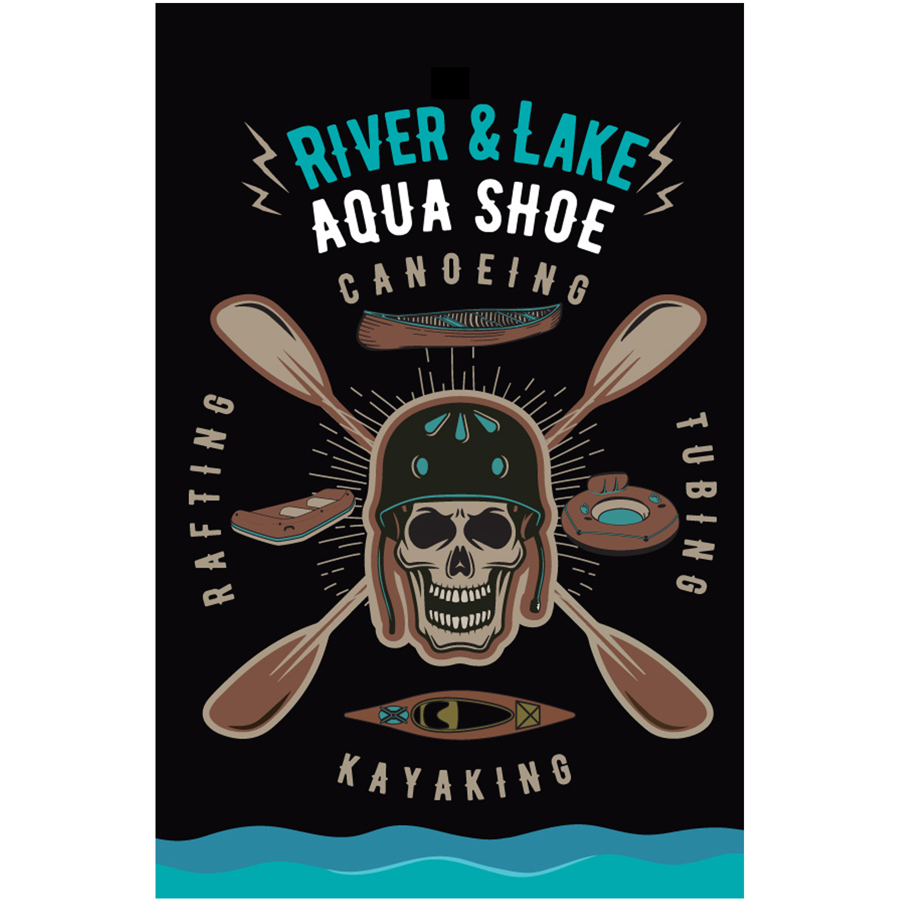AQUA SHOES LADIES SZ 10 RVR/LK WARRIOR