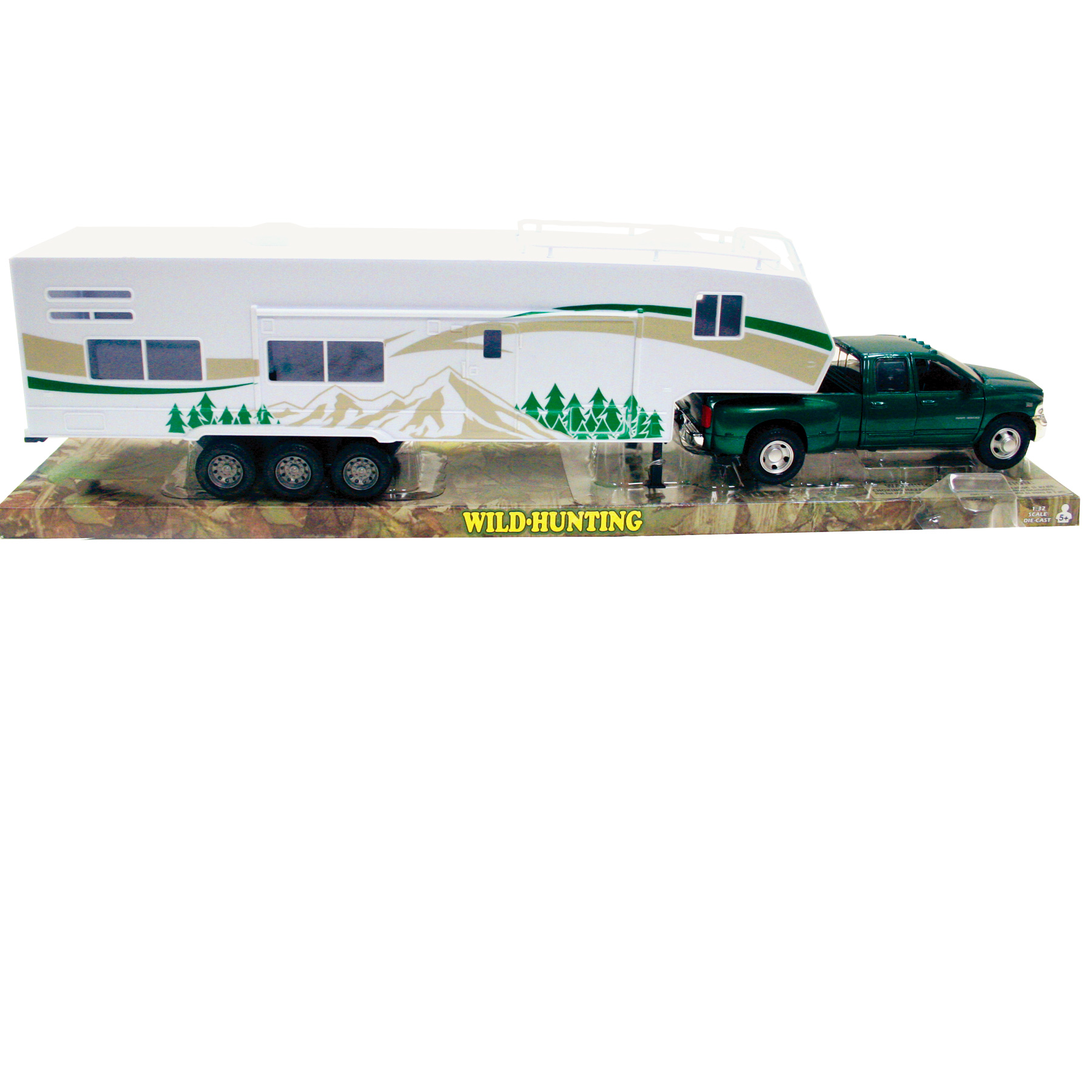 DIE CAST PICK UP TRUCK W/ CAMPER ASST